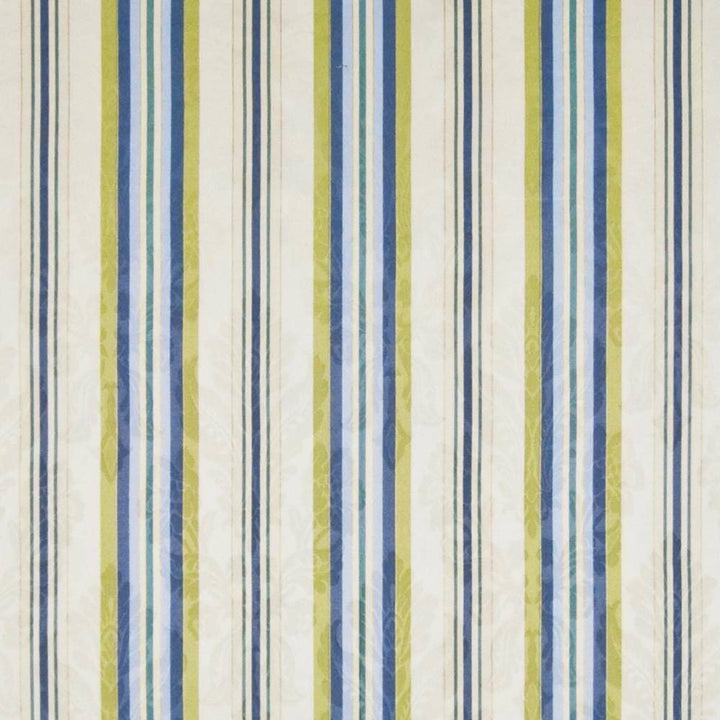 Asbury Stripe Spring by Kasmir Fabric 1389 100% Cotton SOUTH KOREA 15,000 Wyzenbeek Double Rubs H: 6 6/8 inches, V:N/A 54 - 55 - Fabric Carolina - Kasmir