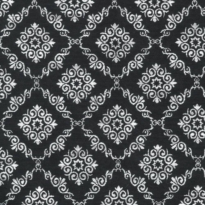 Ascot Trellis Domino by Kasmir Fabric 8001 75% Polyester 25% Rayon CHINA 30,000 Wyzenbeek Double Rubs H: 4 inches, V:4 inches 54 - 56 - Fabric Carolina - Kasmir