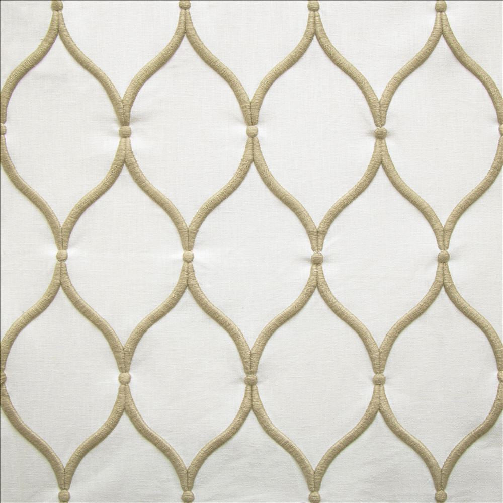 Ashbury Ogee Ivory by Kasmir Fabric 1457 55% Cotton
40% Polyester
5% Linen
 INDIA 50,000 Wyzenbeek Double Rubs </p><p>Repeat: Horizontal: 4 inches and Vertical: 7 6/8 inches 52 - Fabric Carolina -