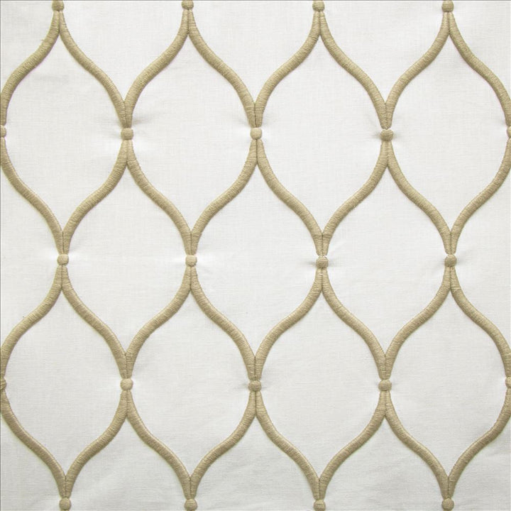 Ashbury Ogee Ivory by Kasmir Fabric 1457 55% Cotton
40% Polyester
5% Linen
 INDIA 50,000 Wyzenbeek Double Rubs </p><p>Repeat: Horizontal: 4 inches and Vertical: 7 6/8 inches 52 - Fabric Carolina -