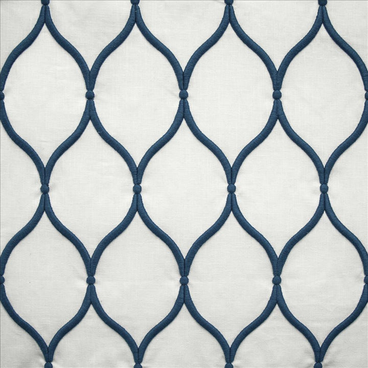 Ashbury Ogee Navy by Kasmir Fabric 1458 55% Cotton
40% Polyester
5% Linen
 INDIA </p><p>Repeat: Horizontal: 4 inches and Vertical: 7 6/8 inches 54 - Fabric Carolina -