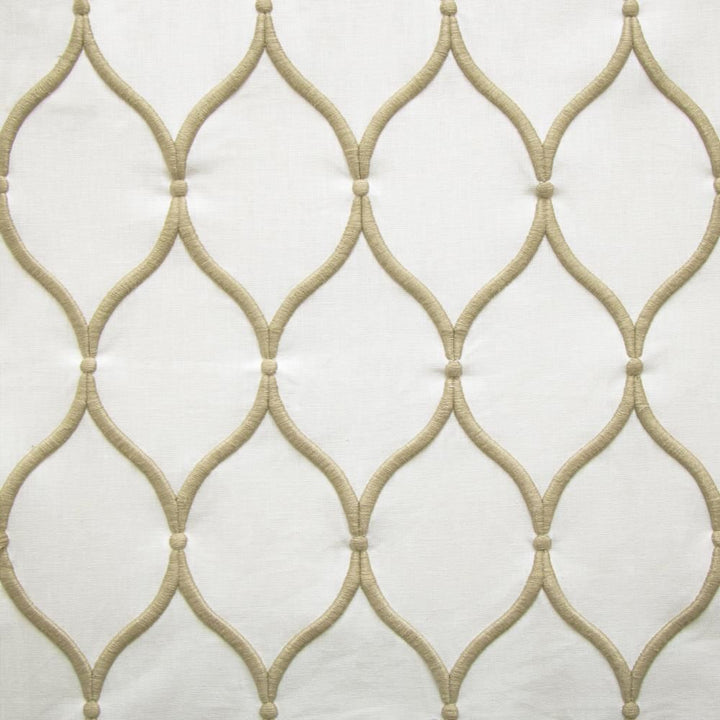 Ashbury Ogee Ivory by Kasmir Fabric 1457 55% Cotton
40% Polyester
5% Linen
 INDIA </p><p>Repeat: Horizontal: 4 inches and Vertical: 7 6/8 inches 52 - Fabric Carolina -