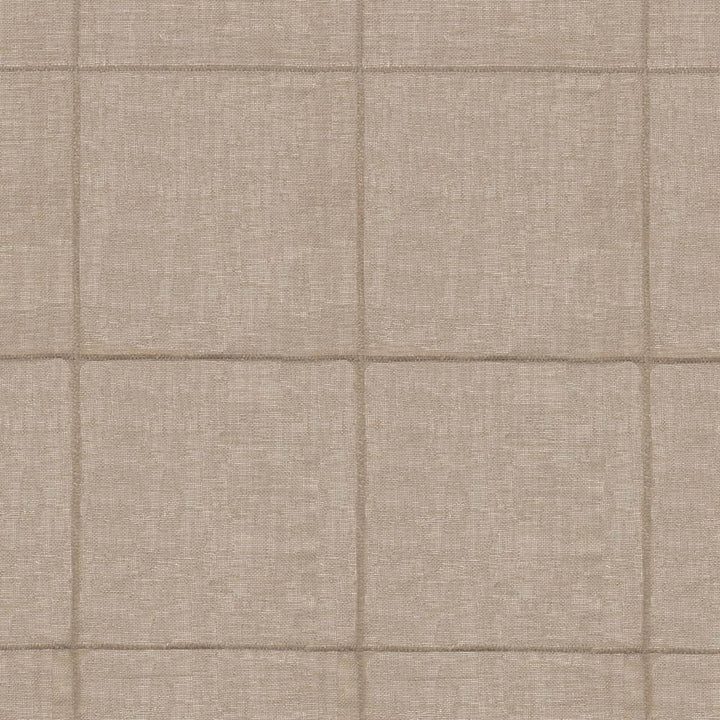 Aspen Check Cafe by Kasmir Fabric 5012 100% Polyester CHINA Not Tested H: 3 2/8 inches, V:3 2/8 inches 116 - Fabric Carolina - Kasmir