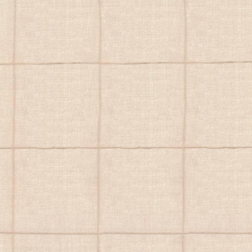 Aspen Check Natural by Kasmir Fabric 5012 100% Polyester CHINA Not Tested H: 3 2/8 inches, V:3 2/8 inches 116 - Fabric Carolina - Kasmir