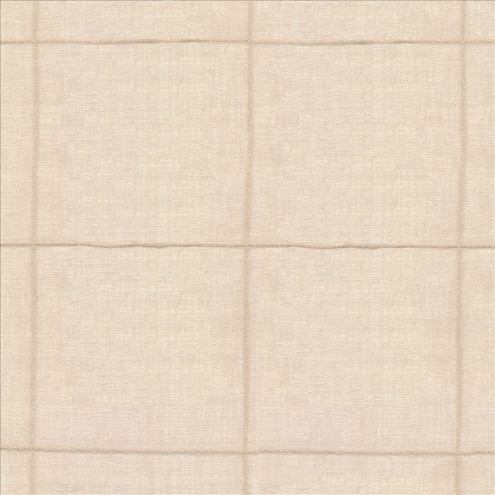 Aspen Check Natural by Kasmir Fabric 5012 100% Polyester
 CHINA Not Tested </p><p>Repeat: Horizontal: 3 2/8 inches and Vertical: 3 2/8 inches 116 - Fabric Carolina -