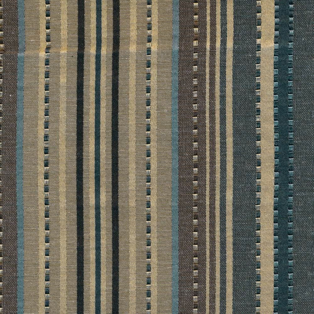 Aston Stripe Prussian by Kasmir Fabric 1388 35% Cotton
35% Viscose
30% Polyester
 TURKEY </p><p>Repeat: Horizontal: 2 inches and Vertical: 9 inches 55 - Fabric Carolina -