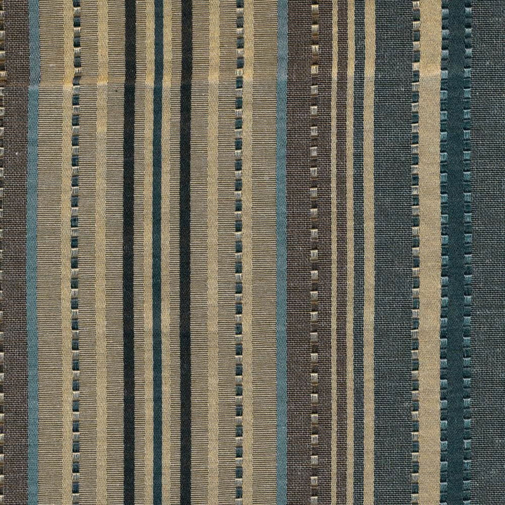 Aston Stripe Prussian by Kasmir Fabric 1388 35% Cotton 35% Viscose 30% Polyester TURKEY 27,000 Wyzenbeek Double Rubs Horizontal: 2 inches and Vertical: 9 inches 55 - Fabric Carolina -