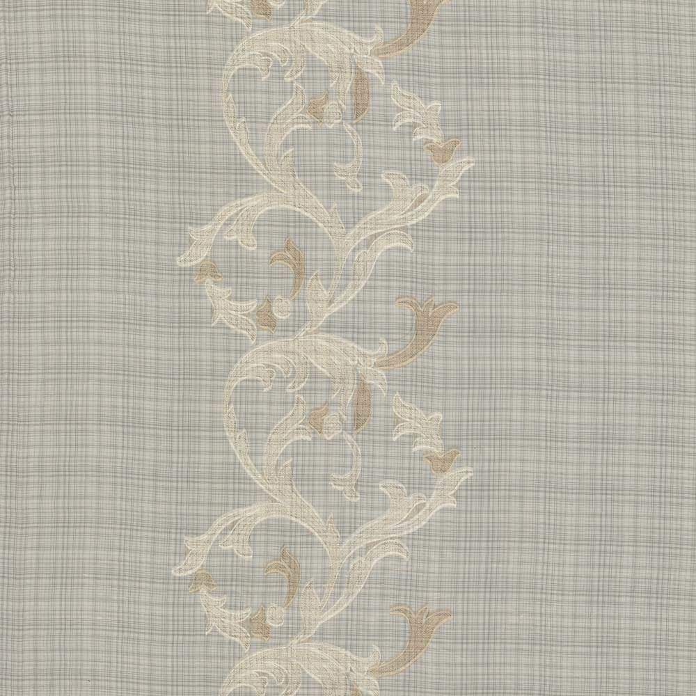 Astrance Gray by Kasmir Fabric 5012 100% Polyester CHINA H: 14 4/8 inches, V:27 4/8 inches 108 - 109 - Fabric Carolina - Kasmir