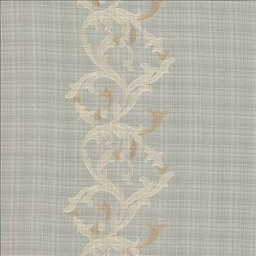 Astrance Gray by Kasmir Fabric 5012 100% Polyester CHINA - H: 14 4/8 inches, V: 27 4/8 inches 108 - 109 - Fabric Carolina - Kasmir