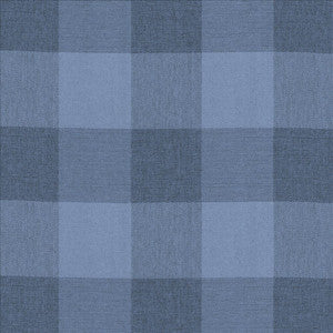Athena Check Indigo by Kasmir Fabric