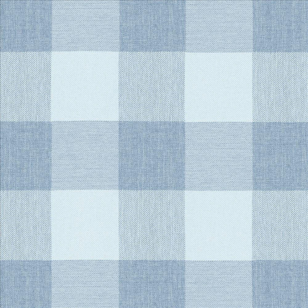 Athena Check Sky by Kasmir Fabric 1472 100% Polyester
 INDIA 51,000 Wyzenbeek Double Rubs </p><p>Repeat: Horizontal: 7 6/8 inches and Vertical: 8 inches 54 - Fabric Carolina -