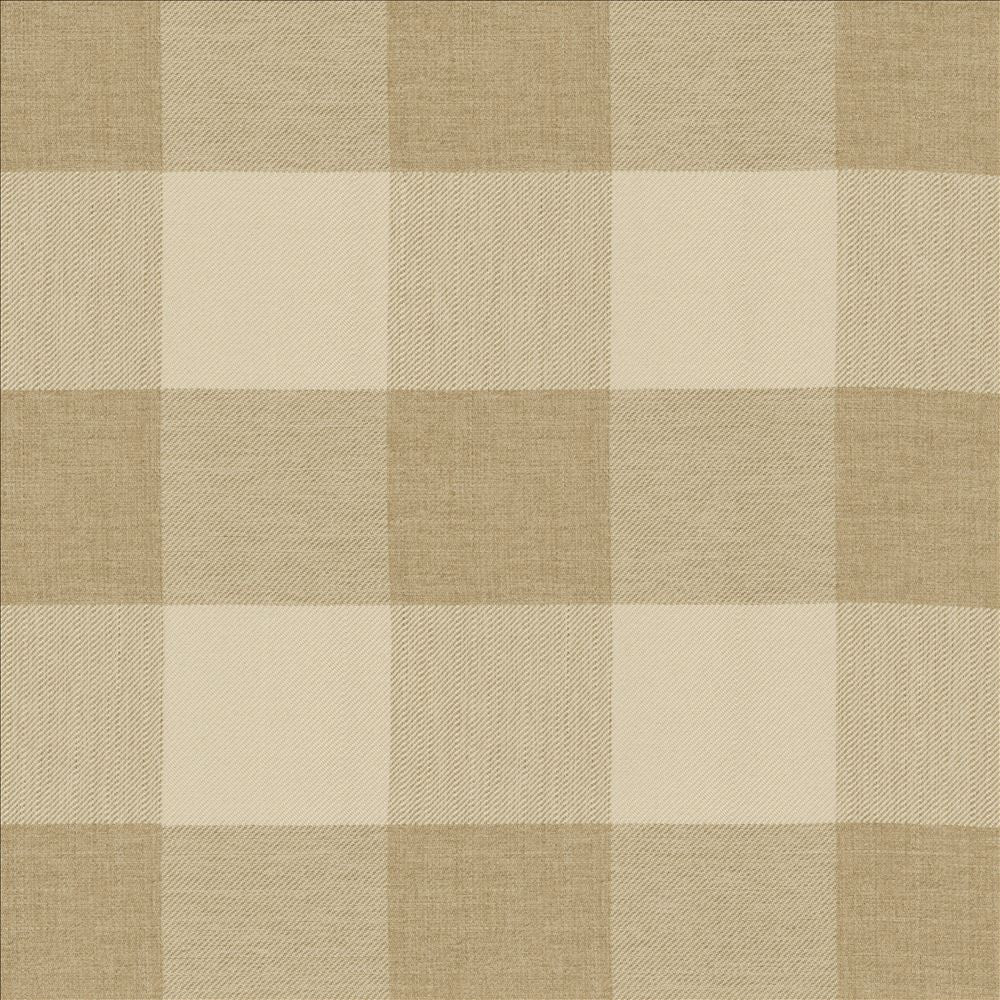 Athena Check Wheat by Kasmir Fabric 1471 100% Polyester
 INDIA 51,000 Wyzenbeek Double Rubs </p><p>Repeat: Horizontal: 7 6/8 inches and Vertical: 8 inches 54 - Fabric Carolina -