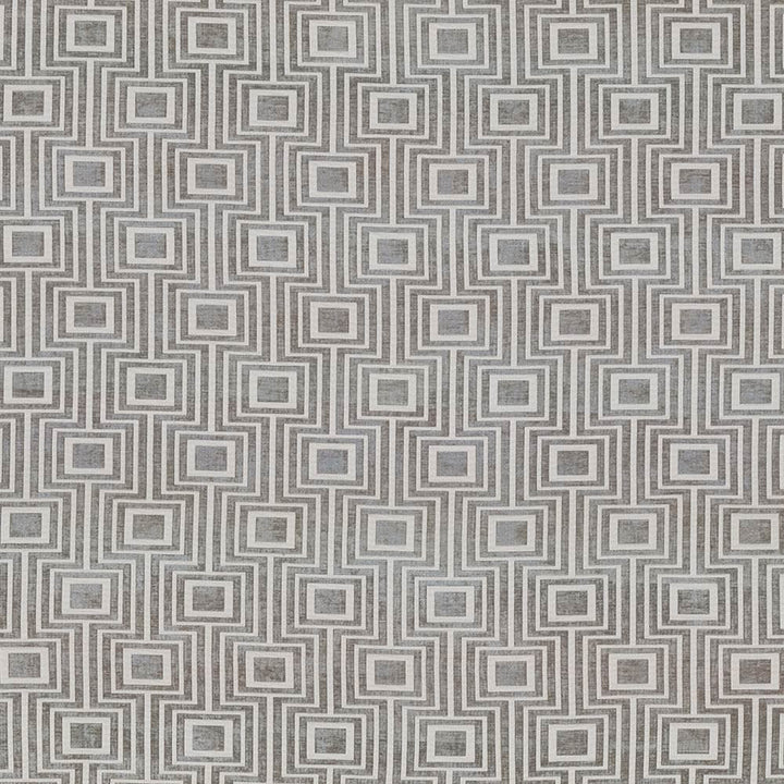 Athena Silver by Kasmir Fabric 5067 100% Polyester
 CHINA Not Tested Horizontal: 4 6/8 inches and Vertical: 5 7/8 inches 55 - Fabric Carolina -