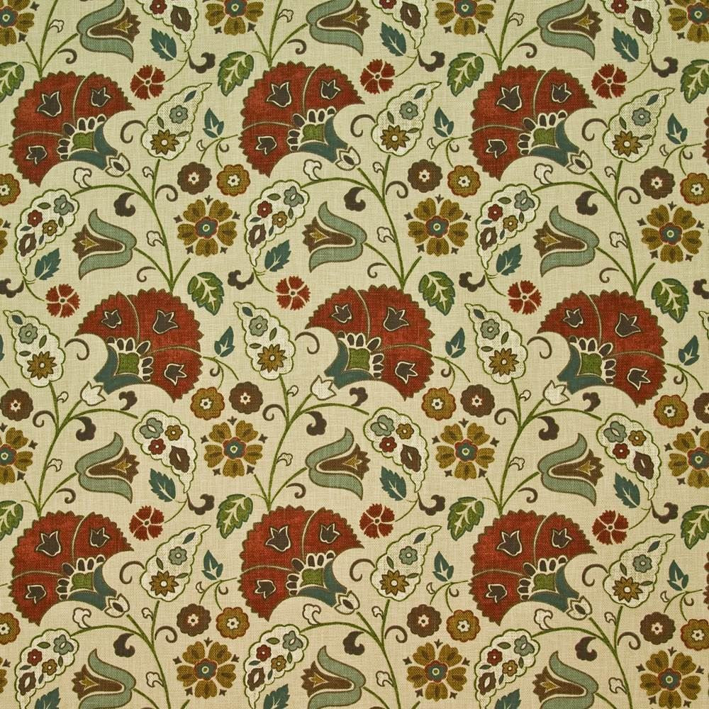 Athendale Spice by Kasmir Fabric 1402 100% Cotton
 USA 12,000 Wyzenbeek Double Rubs </p><p>Repeat: Horizontal: 13 4/8 inches and Vertical: 27 inches 54 - Fabric Carolina -