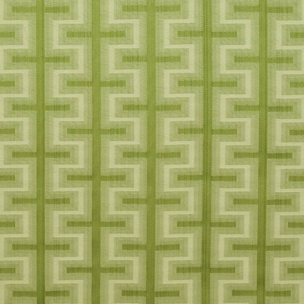Athenia Fretwork Key Lime by Kasmir Fabric 1398 52% Rayon
48% Polyester
 CHINA 60,000 Wyzenbeek Double Rubs Horizontal: 7 4/8 inches and Vertical: 3 2/8 inches 58 - Fabric Carolina -