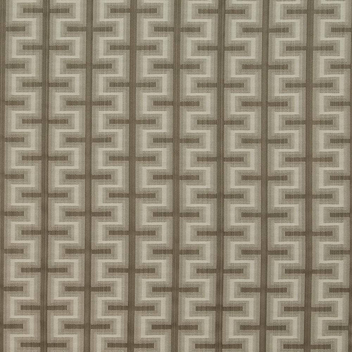 Athenia Fretwork Walnut by Kasmir Fabric 1396 52% Rayon 48% Polyester CHINA 60,000 Wyzenbeek Double Rubs H: 7 4/8 inches, V:3 2/8 inches 58 - Fabric Carolina - Kasmir