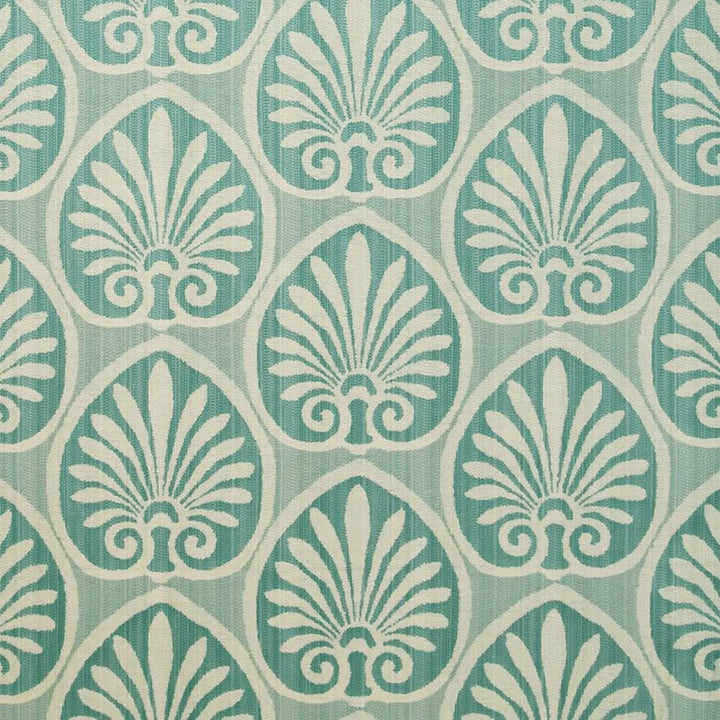 Athenia Shell Aquamarine by Kasmir Fabric 1398 52% Rayon
48% Polyester
 CHINA 60,000 Wyzenbeek Double Rubs Horizontal: 14 4/8 inches and Vertical: 9 2/8 inches 58 - Fabric Carolina -