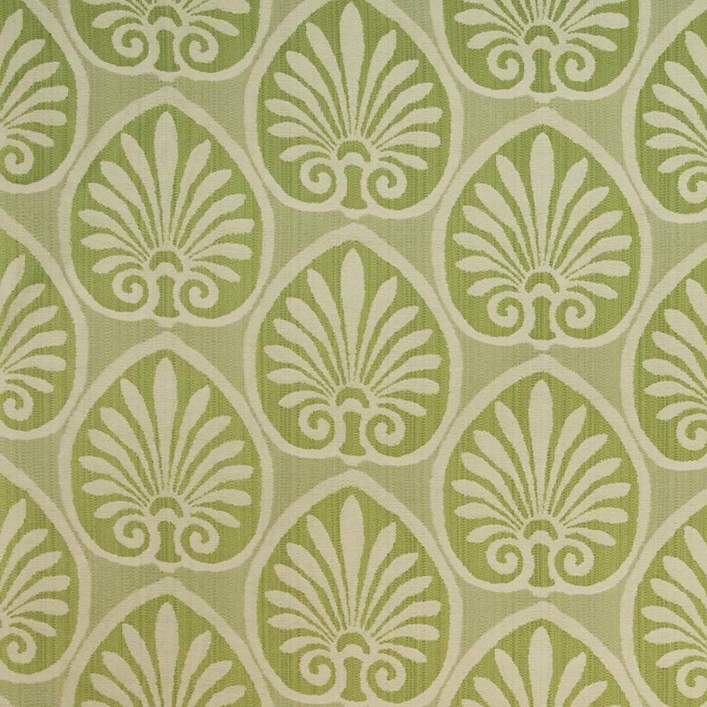 Athenia Shell Key Lime by Kasmir Fabric 1398 52% Rayon 48% Polyester CHINA 60,000 Wyzenbeek Double Rubs H: 14 4/8 inches, V:9 2/8 inches 58 - Fabric Carolina - Kasmir