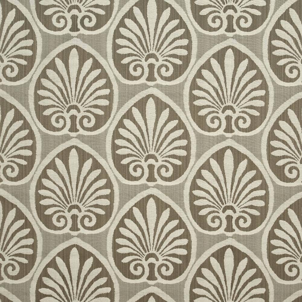 Athenia Shell Walnut by Kasmir Fabric 1396 52% Rayon 48% Polyester CHINA 60,000 Wyzenbeek Double Rubs H: 14 4/8 inches, V:9 2/8 inches 58 - Fabric Carolina - Kasmir