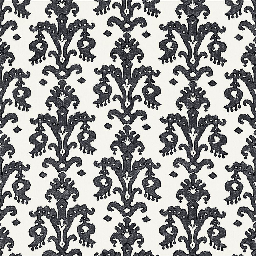 Audacious Slate by Kasmir Fabric 1450 100% Cotton
 INDIA </p><p>Repeat: Horizontal: 20 4/8 inches and Vertical: 15 2/8 inches 56 - Fabric Carolina -