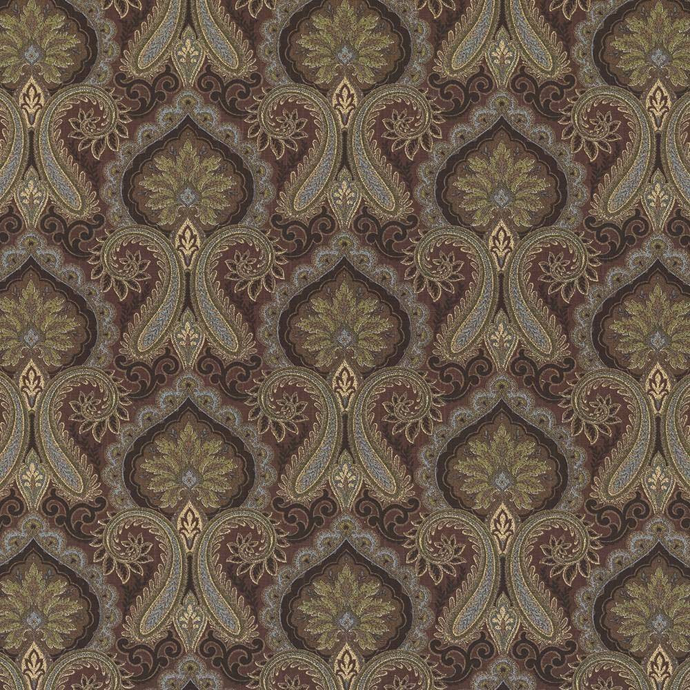 Audasson Mocha by Kasmir Fabric 1433 100% Cotton SPAIN 24,000 Wyzenbeek Double Rubs H: 13 4/8 inches, V:12 4/8 inches 54 - 56 - Fabric Carolina - Kasmir