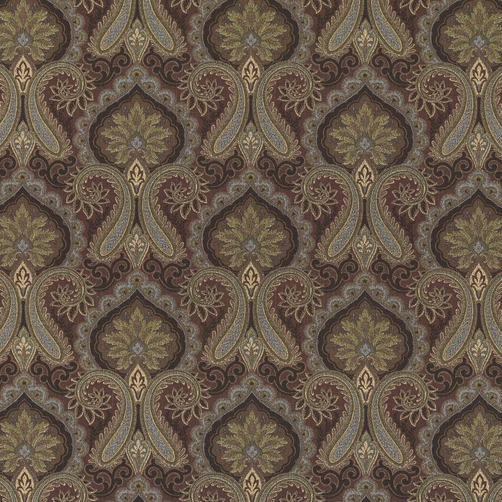 Audasson Mocha by Kasmir Fabric 1433 100% Cotton SPAIN 24,000 Wyzenbeek Double Rubs H: 13 4/8 inches, V:12 4/8 inches 54 - 56 - Fabric Carolina - Kasmir