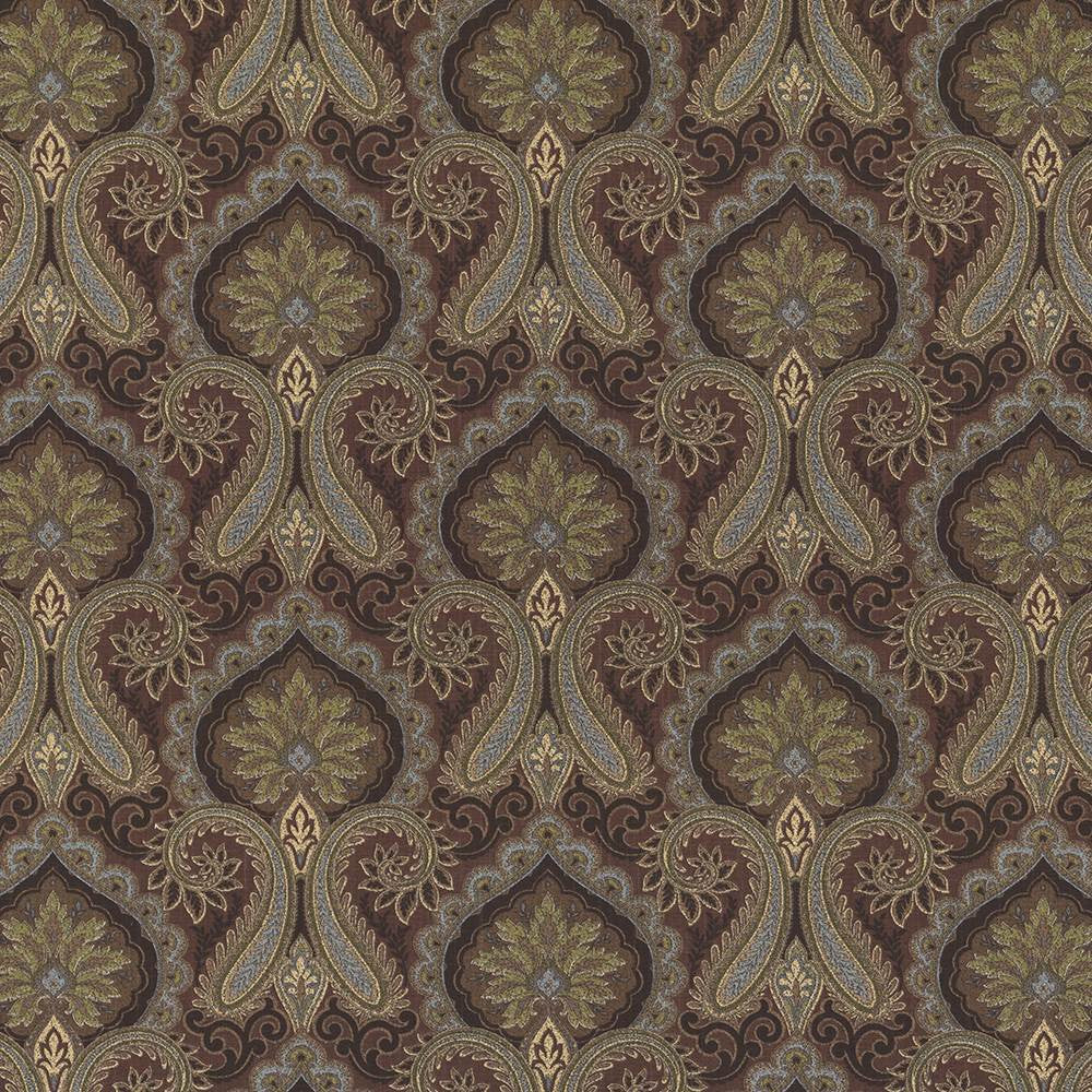 Audasson Mocha by Kasmir Fabric 1433 100% Cotton
 SPAIN </p><p>Repeat: Horizontal: 13 4/8 inches and Vertical: 12 4/8 inches 54 - 56 - Fabric Carolina -