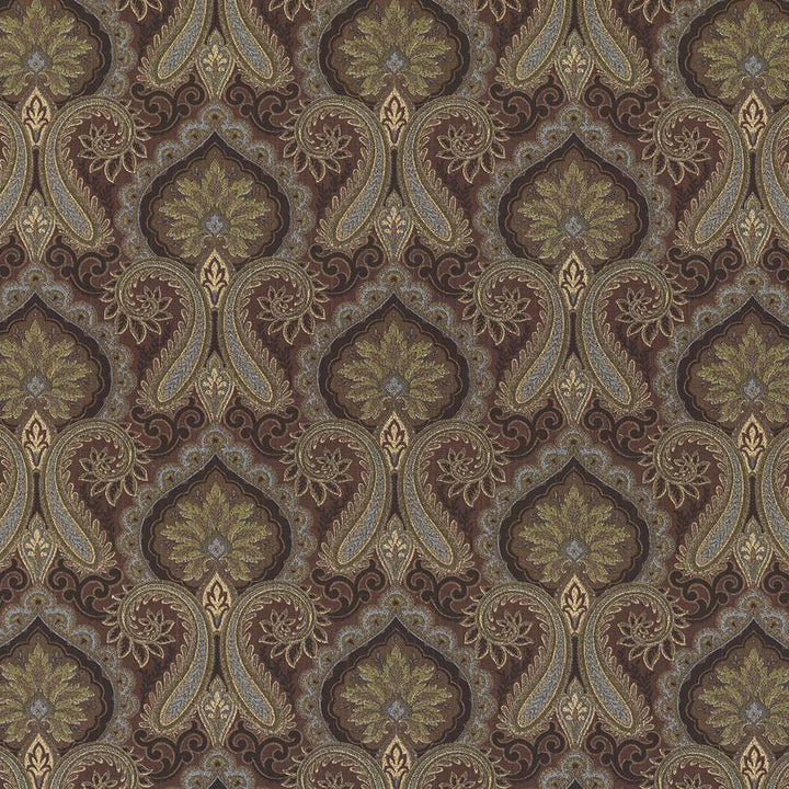 Audasson Mocha by Kasmir Fabric 1433 100% Cotton
 SPAIN </p><p>Repeat: Horizontal: 13 4/8 inches and Vertical: 12 4/8 inches 54 - 56 - Fabric Carolina -