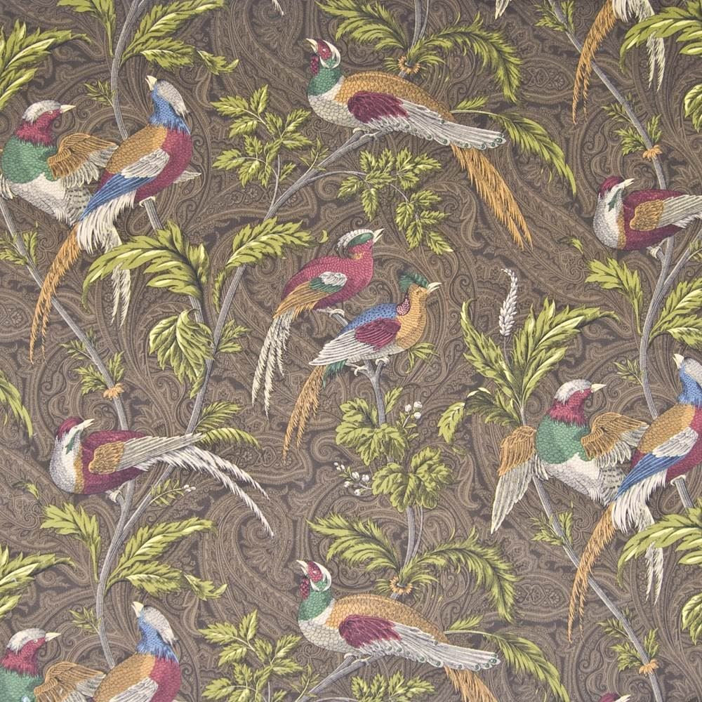 Audubon Grove Leather by Kasmir Fabric 1371 100% Cotton
 PERU </p><p>Repeat: Horizontal: 54 inches and Vertical: 27 inches 54 - Fabric Carolina -