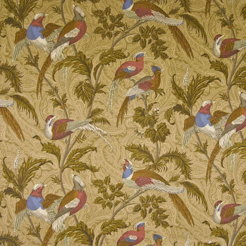 Audubon Grove Tapestry by Kasmir Fabric 1370 100% Cotton PERU 15,000 Wyzenbeek Double Rubs H: 54 inches, V:27 inches 54 - Fabric Carolina - Kasmir