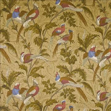 Audubon Grove Tapestry by Kasmir Fabric 1370 100% Cotton PERU 15,000 Wyzenbeek Double Rubs H: 54 inches, V: 27 inches 54 - Fabric Carolina - Kasmir