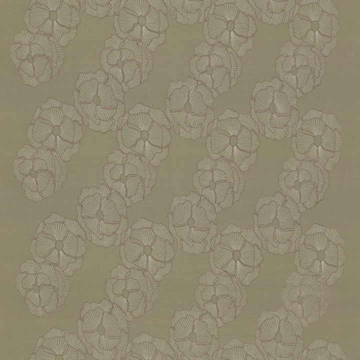 Augusta Garden Burlap by Kasmir Fabric 1433 100% Linen Embroidery Contents 100% Rayon CHINA Not Tested H: 12 inches, V:17 inches 54 - Fabric Carolina - Kasmir