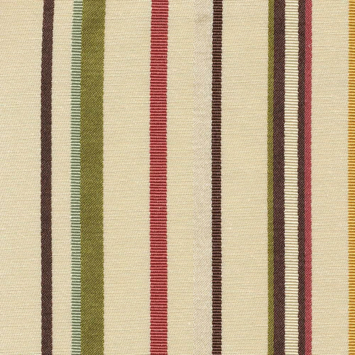 Avery Stripe Multi by Kasmir Fabric 1421 51% Cotton 49% Polyester TAIWAN 25,000 Wyzenbeek Double Rubs Horizontal: 6 6/8 inches and Vertical: 0 Inches 54 - 55 - Fabric Carolina -