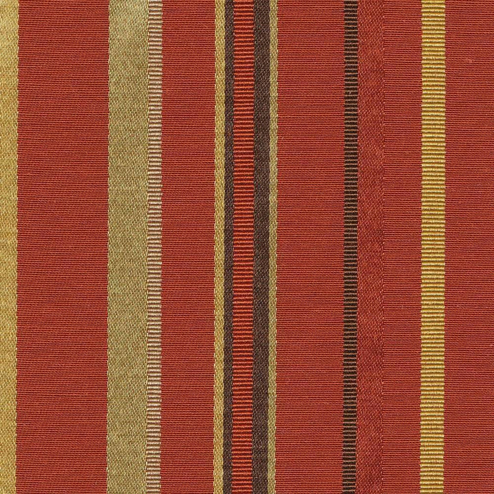 Avery Stripe Spice by Kasmir Fabric 1421 51% Cotton 49% Polyester TAIWAN 25,000 Wyzenbeek Double Rubs H: 6 6/8 inches, V:N/A 54 - 55 - Fabric Carolina - Kasmir
