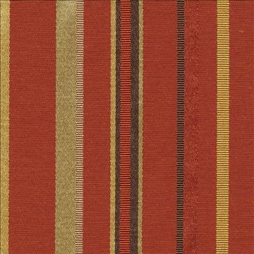 Avery Stripe Spice by Kasmir Fabric 1421 51% Cotton 49% Polyester TAIWAN 25,000 Wyzenbeek Double Rubs H: 6 6/8 inches, V: N/A 54 - 55 - Fabric Carolina - Kasmir