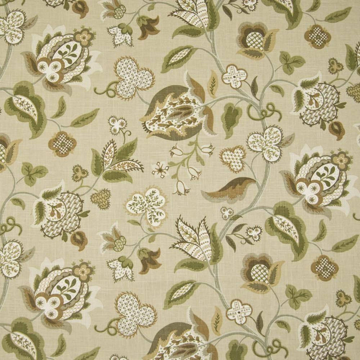 Avignon Garden Caramel by Kasmir Fabric 1390 55% Linen 45% Rayon USA 15,000 Wyzenbeek Double Rubs H: 27 inches, V:25 2/8 inches 54 - Fabric Carolina - Kasmir
