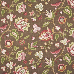 Avignon Garden Coffee by Kasmir Fabric