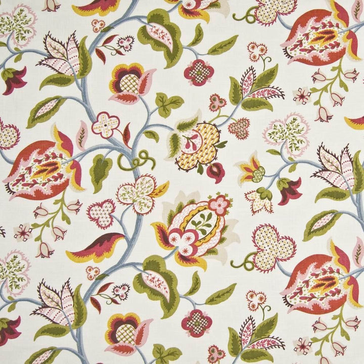 Avignon Garden Jelly Bean by Kasmir Fabric 1389 55% Linen 45% Rayon USA 15,000 Wyzenbeek Double Rubs Horizontal: 27 inches and Vertical: 25 2/8 inches 54 - Fabric Carolina -