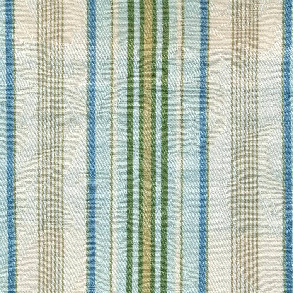 Avondale Stripe Springwater by Kasmir Fabric 1371 100% Cotton KOREA 15,000 Wyzenbeek Double Rubs H: 9 inches, V:N/A 54 - Fabric Carolina - Kasmir