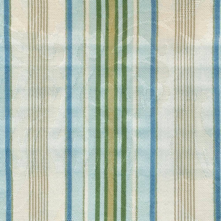 Avondale Stripe Springwater by Kasmir Fabric 1371 100% Cotton KOREA 15,000 Wyzenbeek Double Rubs H: 9 inches, V:N/A 54 - Fabric Carolina - Kasmir