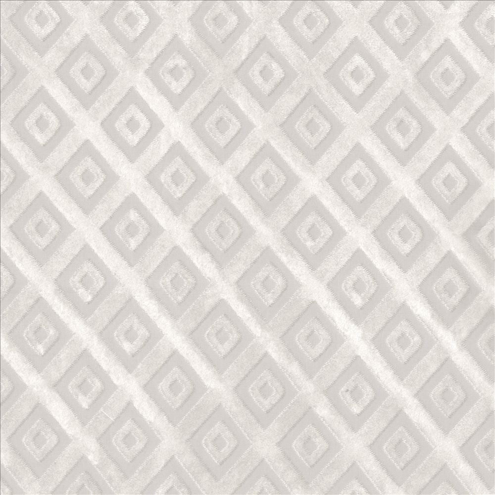 Awareness Ivory  by Kasmir Fabric See sample 100% Polyester
 CHINA Not Tested </p><p>Repeat: Horizontal: 2 6/8 inches and Vertical: 2 4/8 inches 110  - Fabric Carolina -
