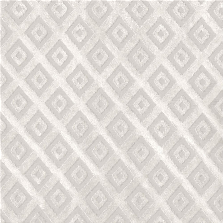 Awareness Ivory  by Kasmir Fabric See sample 100% Polyester
 CHINA Not Tested </p><p>Repeat: Horizontal: 2 6/8 inches and Vertical: 2 4/8 inches 110  - Fabric Carolina -