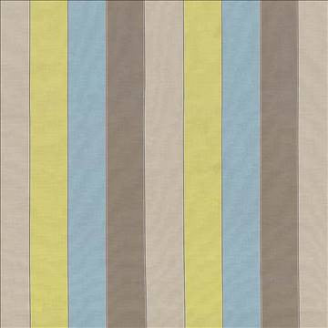 Awning Stripe Azure by Kasmir Fabric 1425 100% Cotton TURKEY Not Tested H: 18 1/8 inches, V: N/A 55 - Fabric Carolina - Kasmir