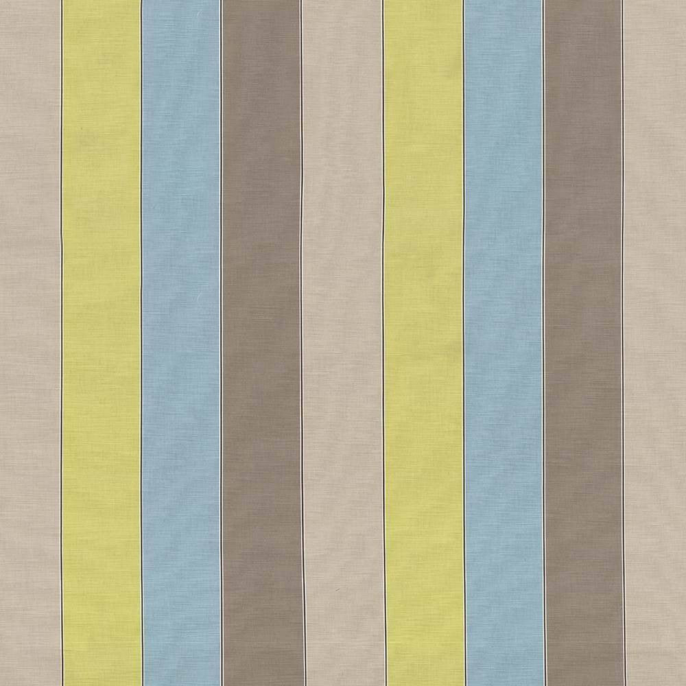 Awning Stripe Azure by Kasmir Fabric 1425 100% Cotton TURKEY Not Tested H: 18 1/8 inches, V:N/A 55 - Fabric Carolina - Kasmir