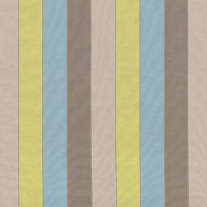 Awning Stripe Azure by Kasmir Fabric 1425 100% Cotton TURKEY Not Tested H: 18 1/8 inches, V:N/A 55 - Fabric Carolina - Kasmir