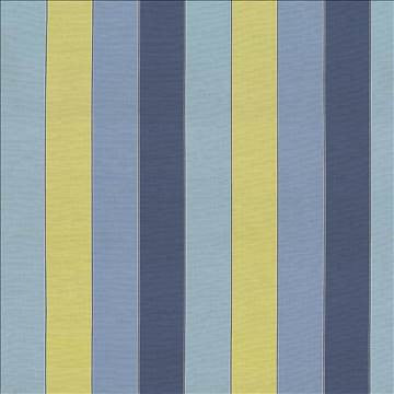 Awning Stripe Sky by Kasmir Fabric 1425 100% Cotton TURKEY Not Tested H: 18 1/8 inches, V: N/A 55 - Fabric Carolina - Kasmir