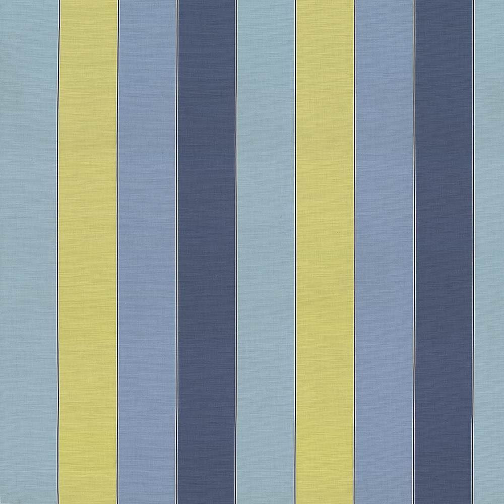 Awning Stripe Sky by Kasmir Fabric 1425 100% Cotton TURKEY Not Tested Horizontal: 18 1/8 inches and Vertical: 0 Inches 55 - Fabric Carolina -