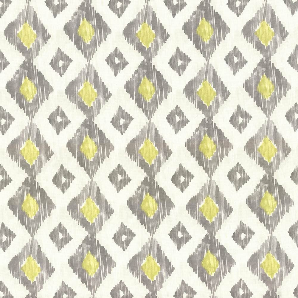 Azuki Lemongrass by Kasmir Fabric 5062 100% Cotton
 USA </p><p>Repeat: Horizontal: 13 4/8 inches and Vertical: 13 4/8 inches 54 - Fabric Carolina -