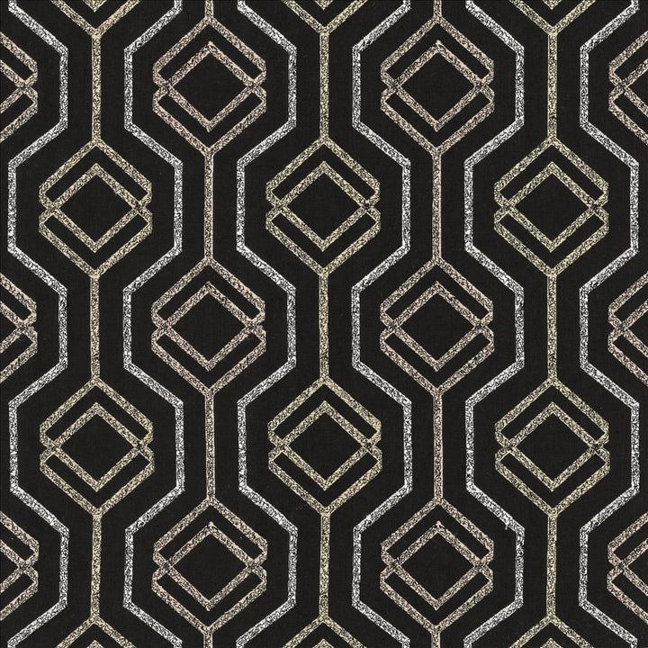 Babonneau Black by Kasmir Fabric 1470 54% Polyester
42% Cotton
4% Linen
 INDIA </p><p>Repeat: Horizontal: 6 3/8 inches and Vertical: 6 2/8 inches 54 - Fabric Carolina -