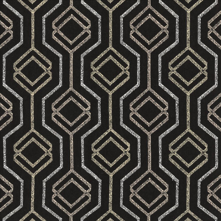 Babonneau Black by Kasmir Fabric 1470 54% Polyester
42% Cotton
4% Linen
 INDIA 27,000 Wyzenbeek Double Rubs </p><p>Repeat: Horizontal: 6 3/8 inches and Vertical: 6 2/8 inches 54 - Fabric Carolina -